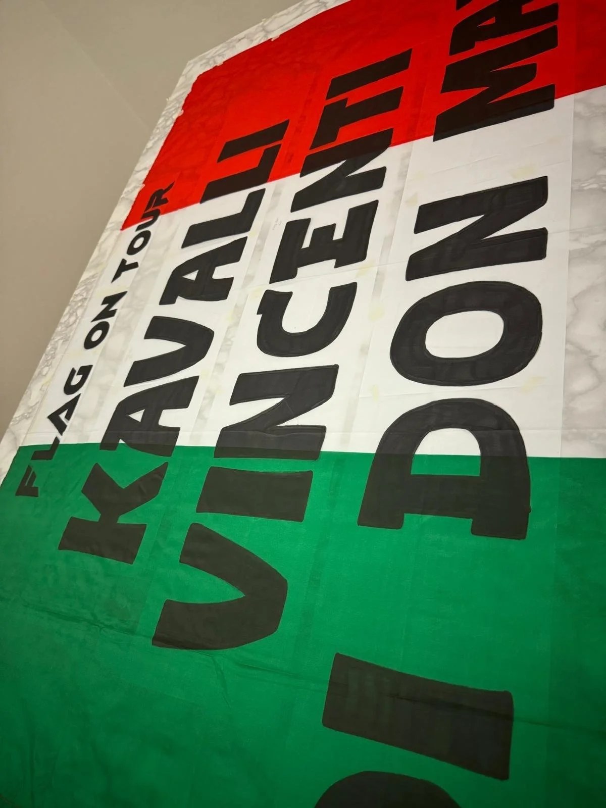 BANDIERA FLAG ON TOUR PERSONALIZZABILE
