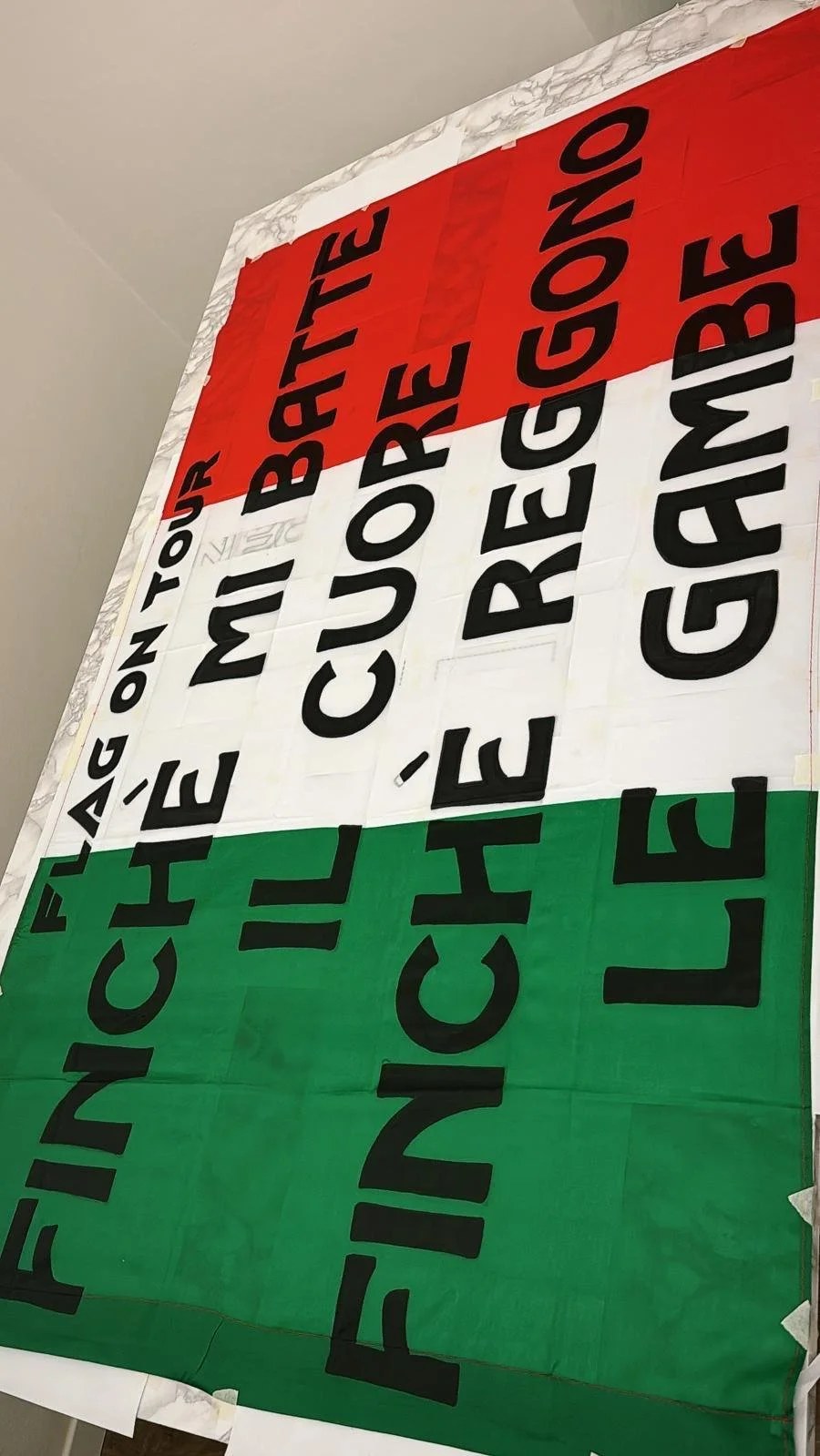 BANDIERA FLAG ON TOUR PERSONALIZZABILE